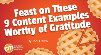 Feast on These 9 Content Examples Worthy of Gratitude